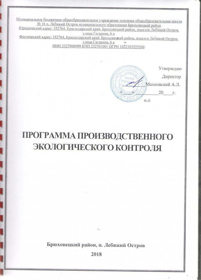 Программа экологического контроля. Программа производственного экологического контроля титульный лист. Программа экологического контроля на предприятии образец 2019. Программа производственного экологического контроля фото.