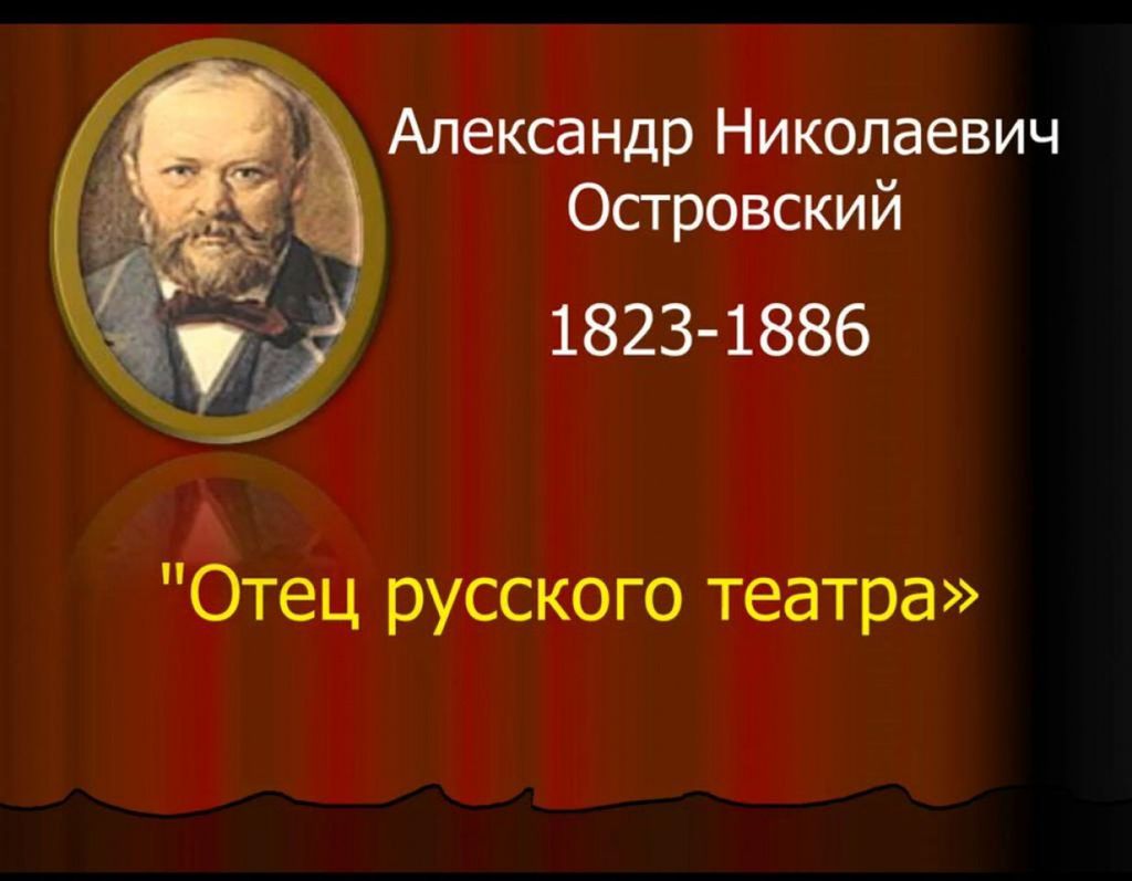 Писатели о театре. А.Н. Островского (1823-1886).