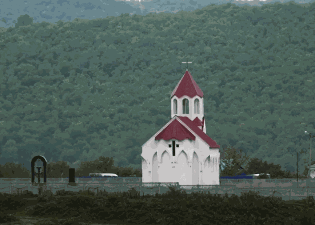 Тенгинка краснодарский край фото. Краснодарский край поселок Тенгинка. Тингинка армянская Церковь.