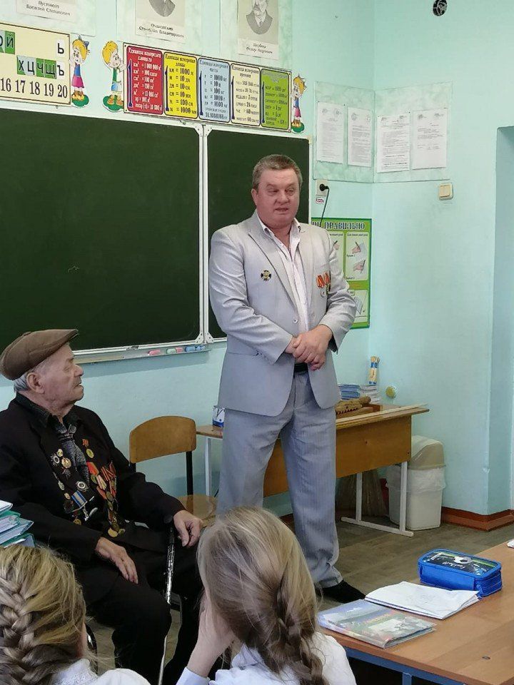 Встреча с ветераном Великой Отечественной войны Белоусовым Б.М.