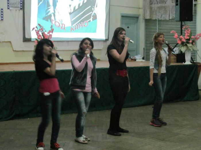 Выступление коллектива «Молодые голоса» 