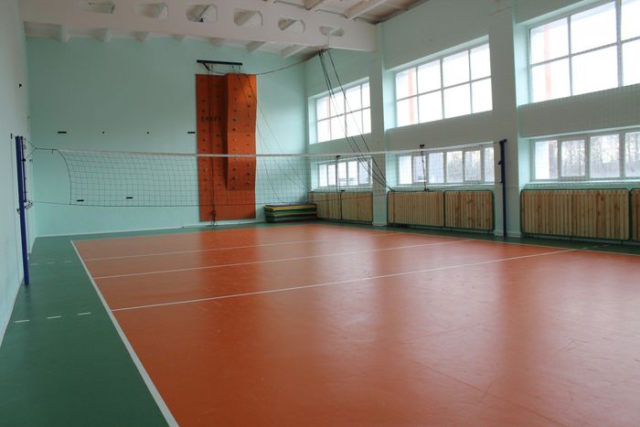 Спортивный зал (баскетбол + скаладром)