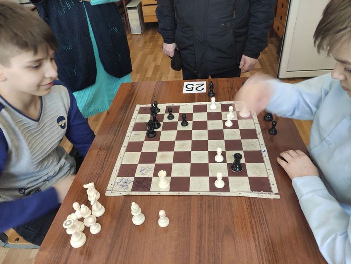 Участие в шахматном турнире