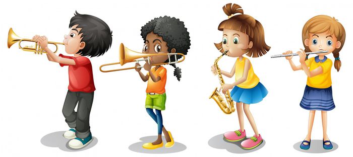 vector-kids-playing-musical-instruments