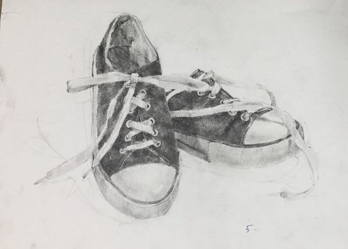 Маликова Мария. Зарисовка обуви